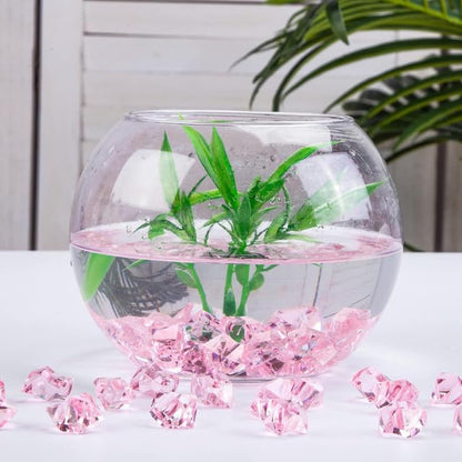 Pink Acrylic Aquarium Pebbles 100g