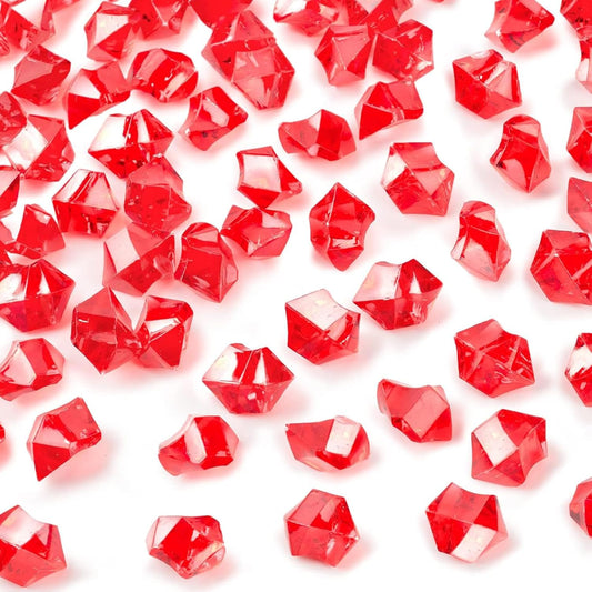 Red Acrylic Aquarium Pebbles 100g