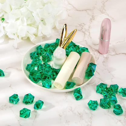 Green Acrylic Aquarium Decorative Stones