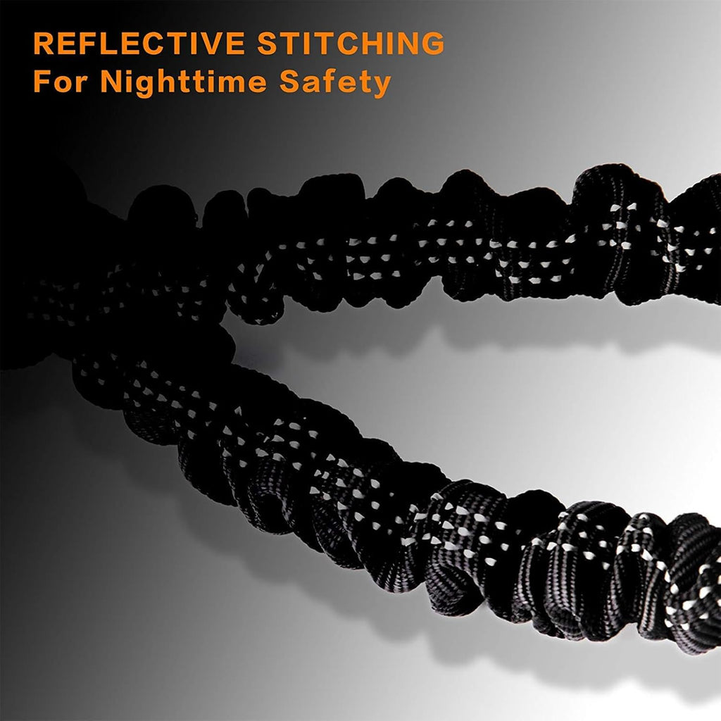 Reflective Nylon Dog Leash with Waist Belt