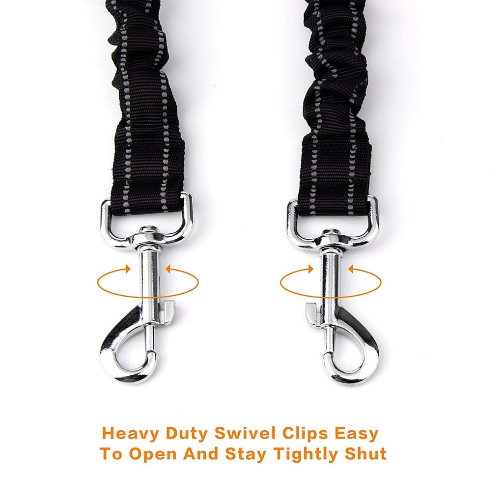 Reflective Nylon Dog Leash with Waist Belt