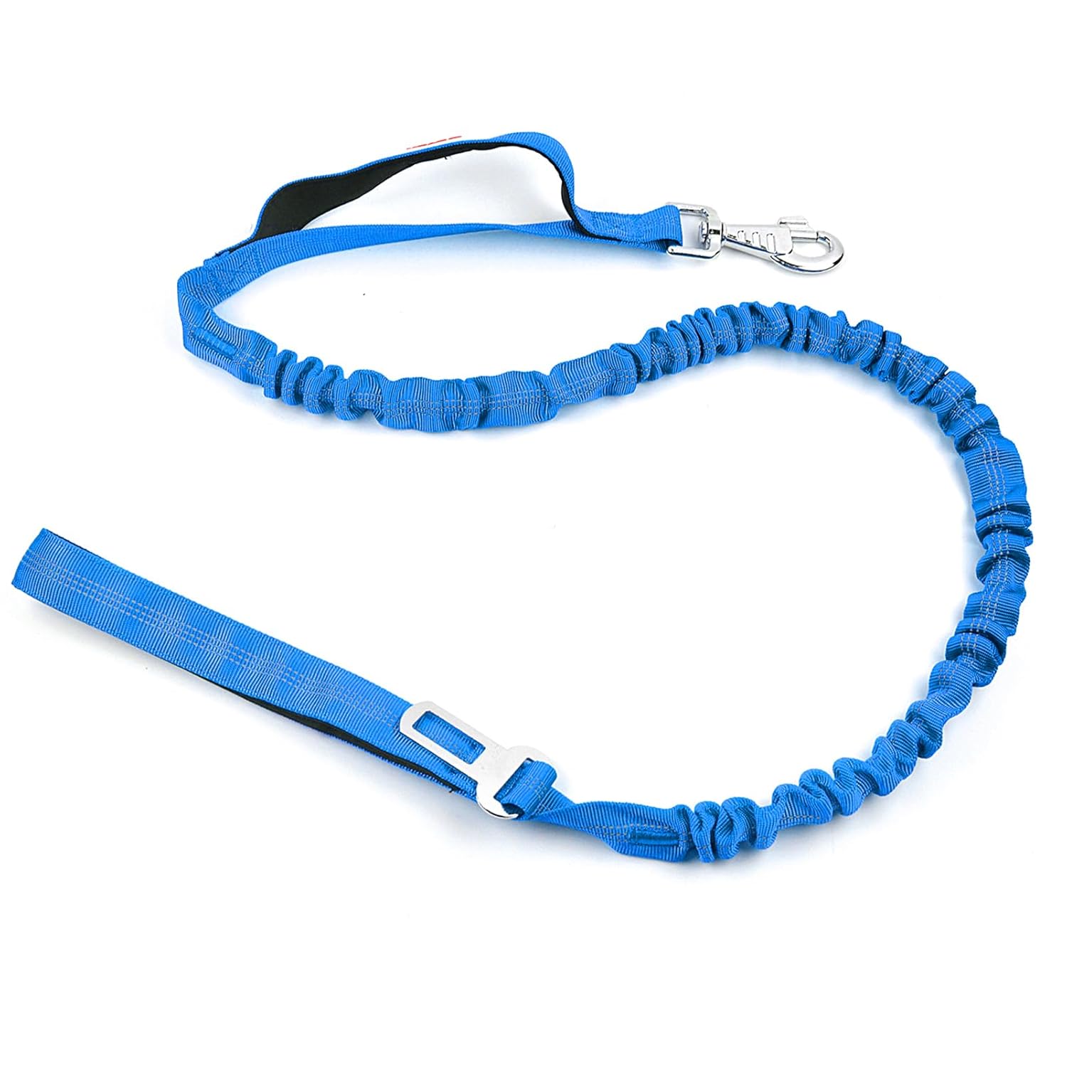 Bungee Shock-Absorbing Dog Leash- Blue