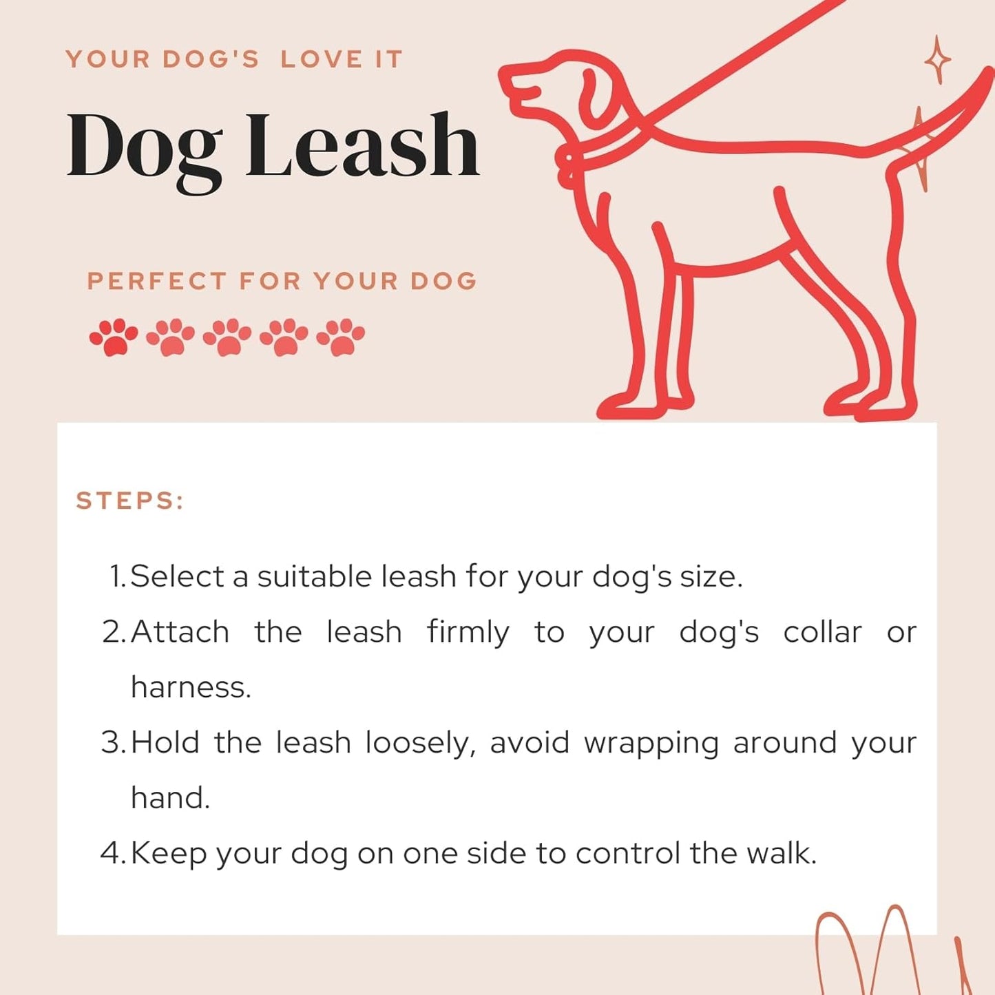 Adjustable Hands-Free Dog Leash