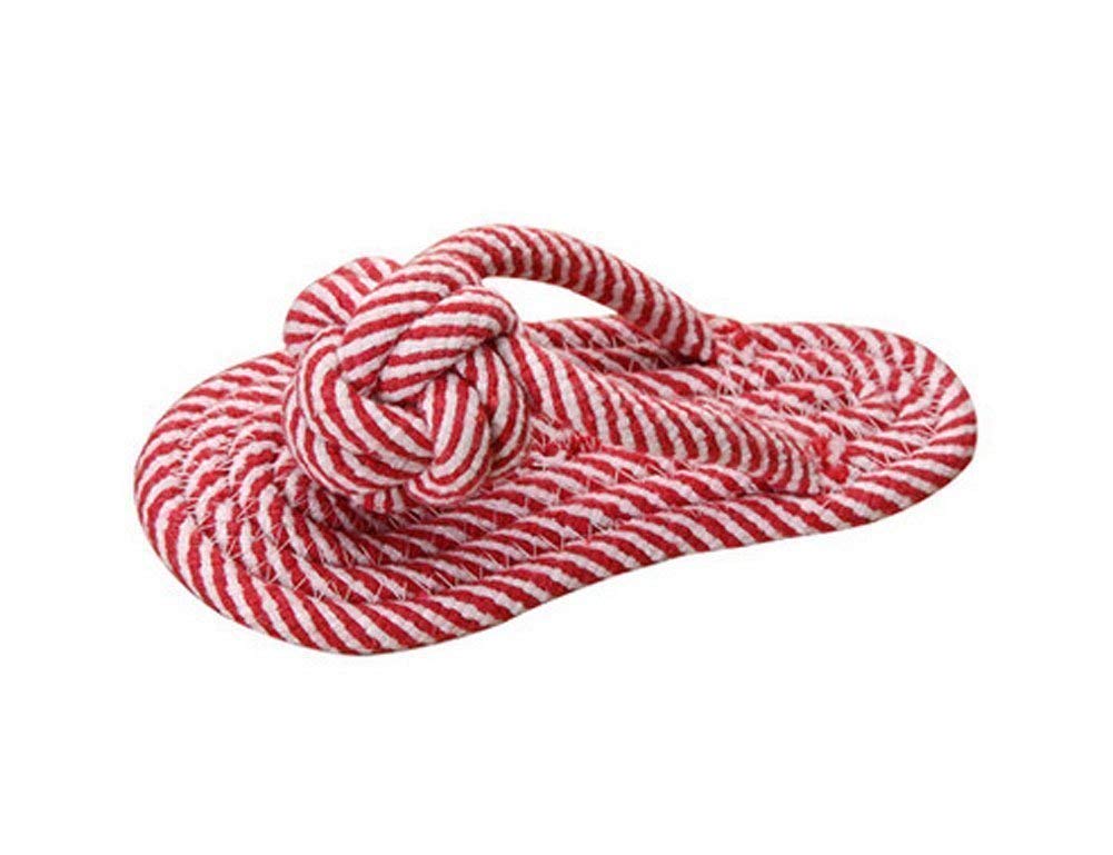 Chewing Rope Slippers Dog Toys Natural Cotton