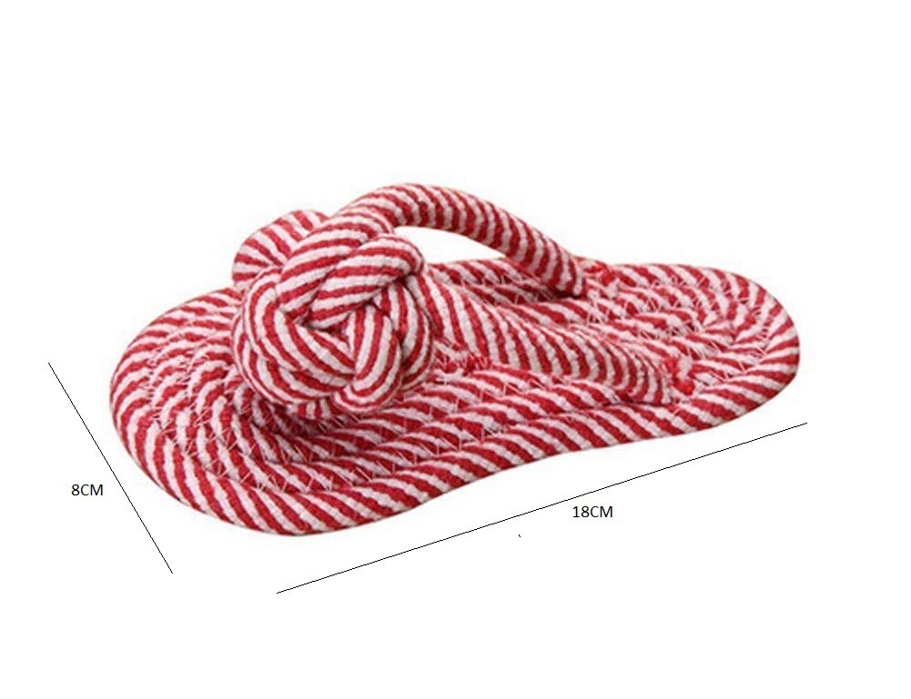 Chewing Rope Slippers Dog Toys Natural Cotton