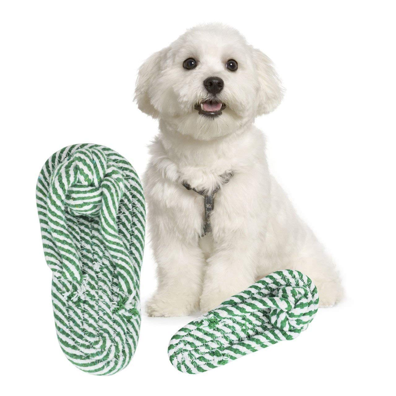 Chewing Rope Slippers Dog Toys Natural Cotton