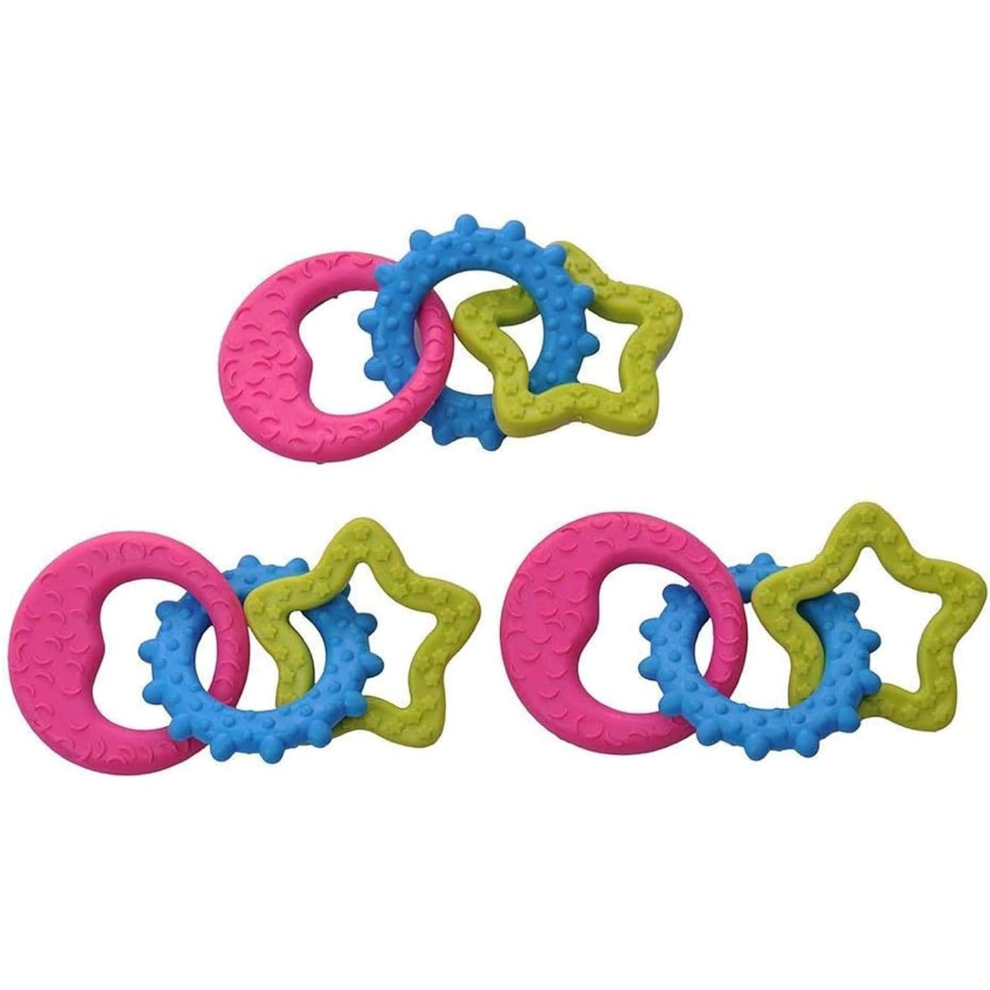 Multi-Colored Dog Teeth Chew Toy