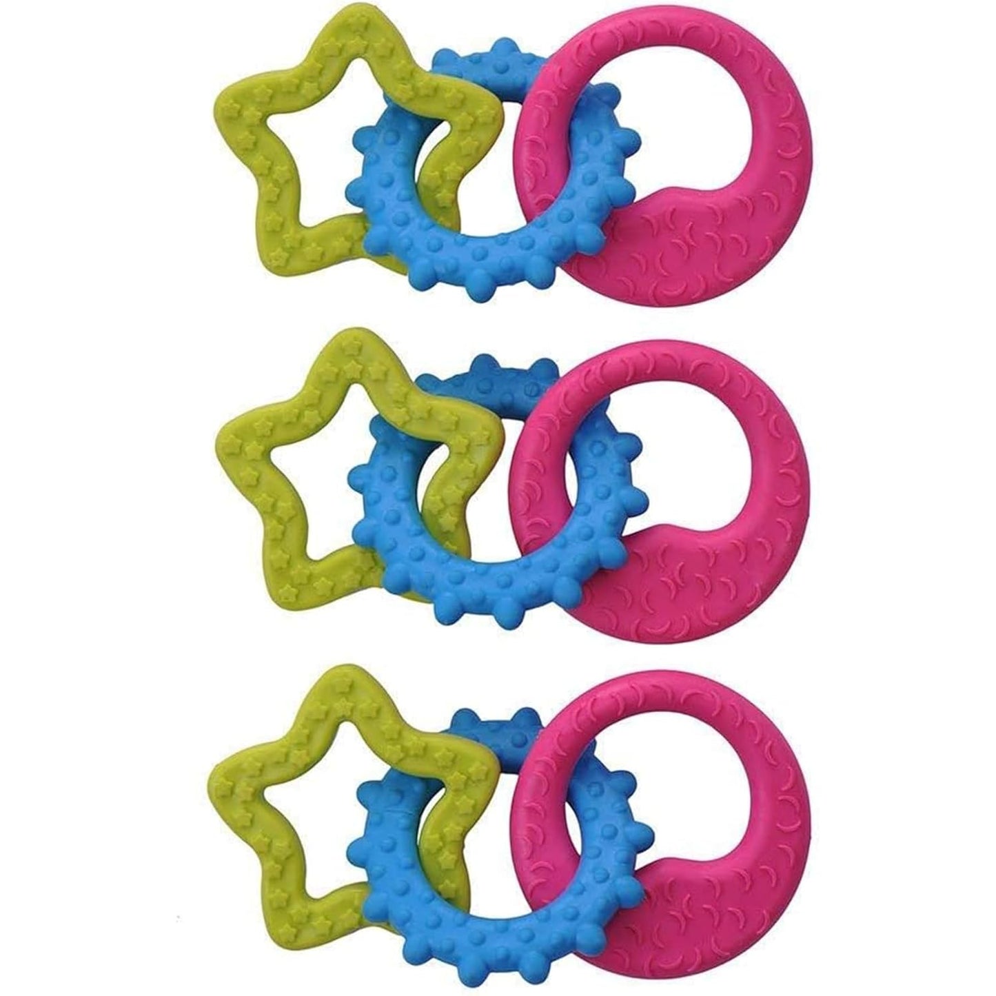 Multi-Colored Dog Teeth Chew Toy