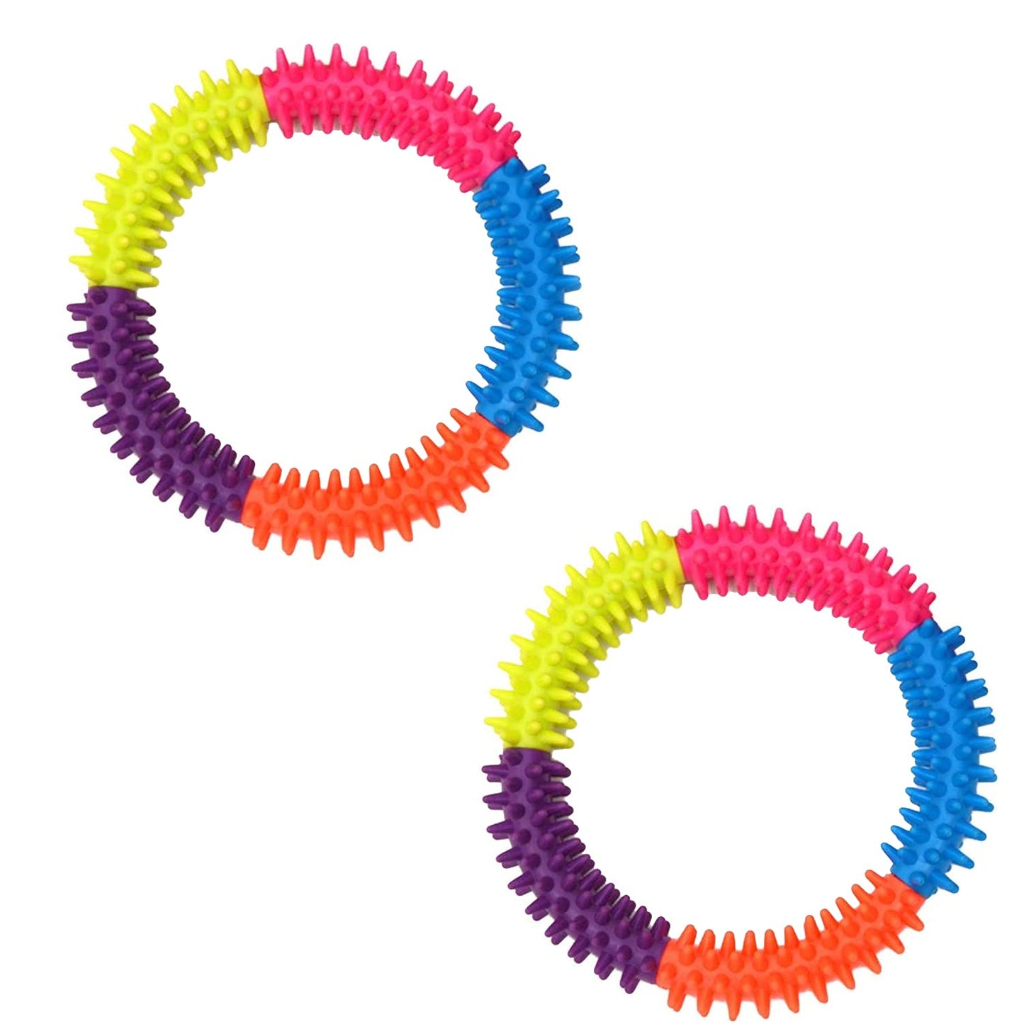 Rubber Anti-Stress Dog Ring Toy