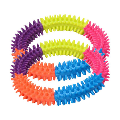 Rubber Anti-Stress Dog Ring Toy