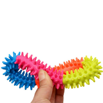 Rubber Anti-Stress Dog Ring Toy