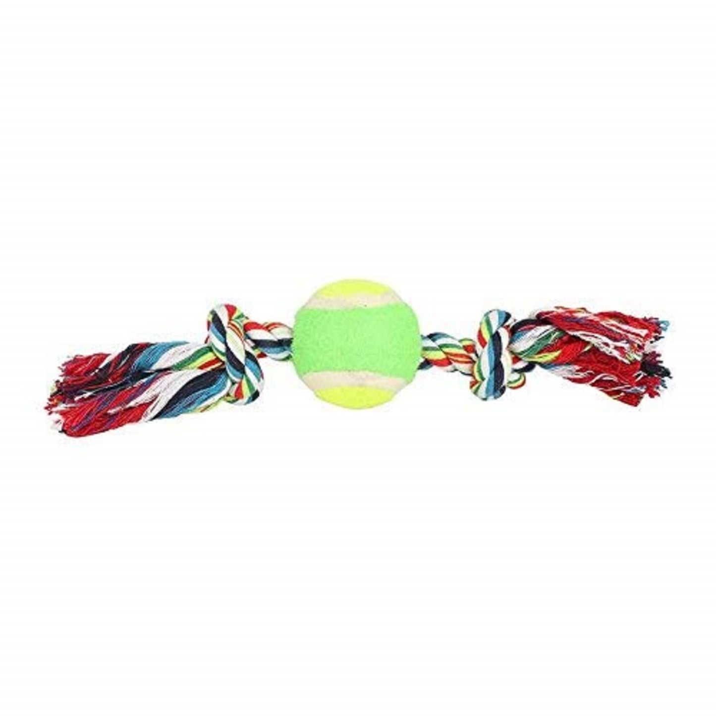 Cotton Rope Dog Toy with Ball