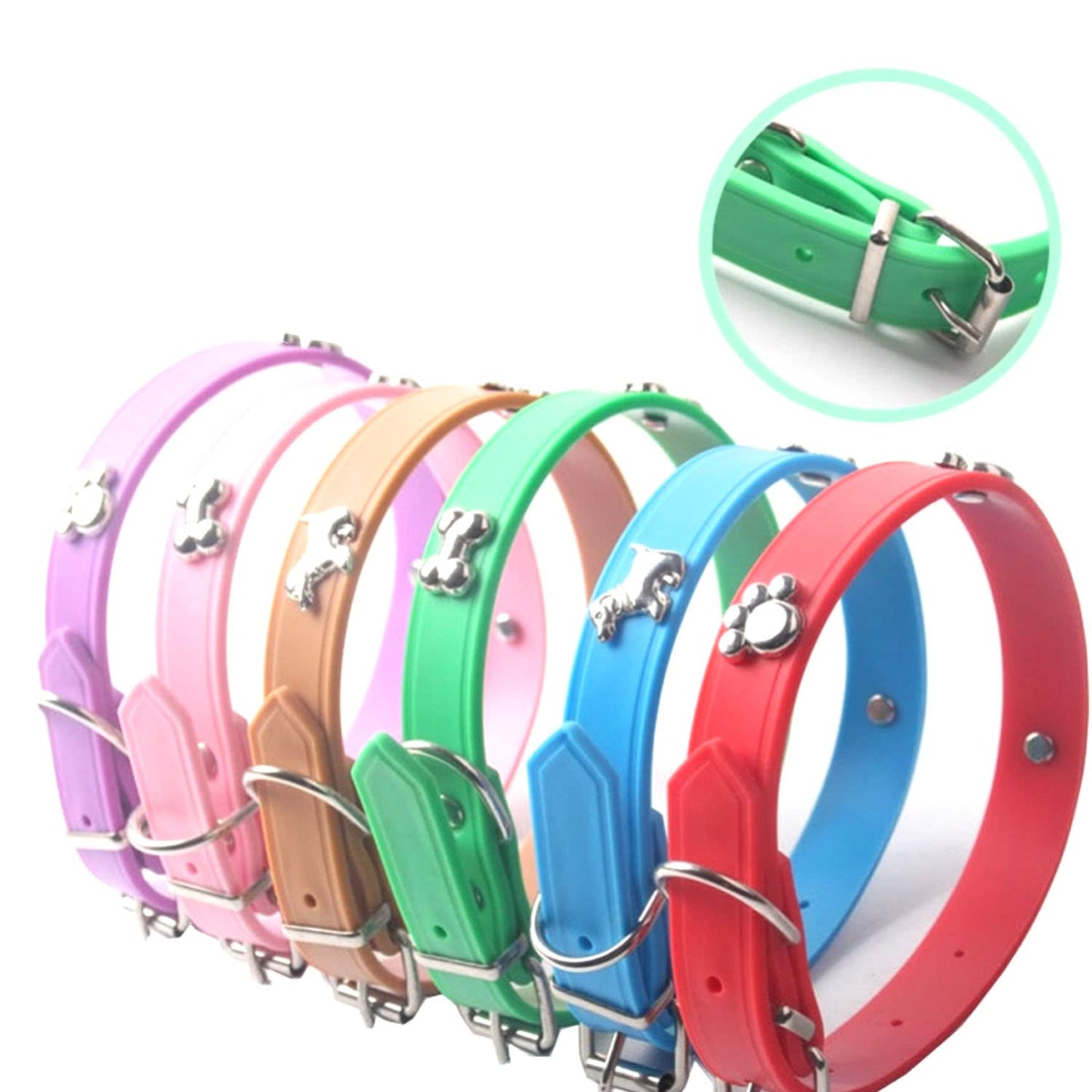 TPR Rubber Pet Collar Leash