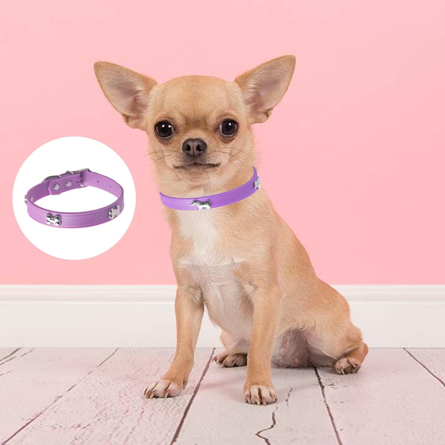 TPR Silicone Pet Leash Purple