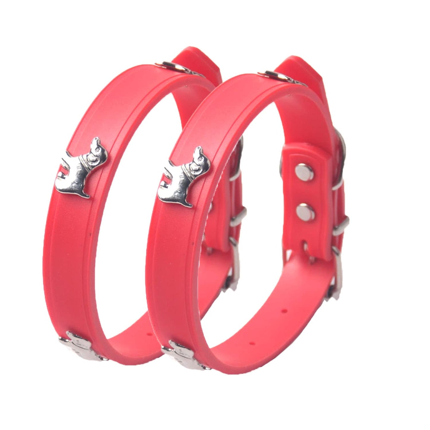 Red Silicone Rubber Pet Leash