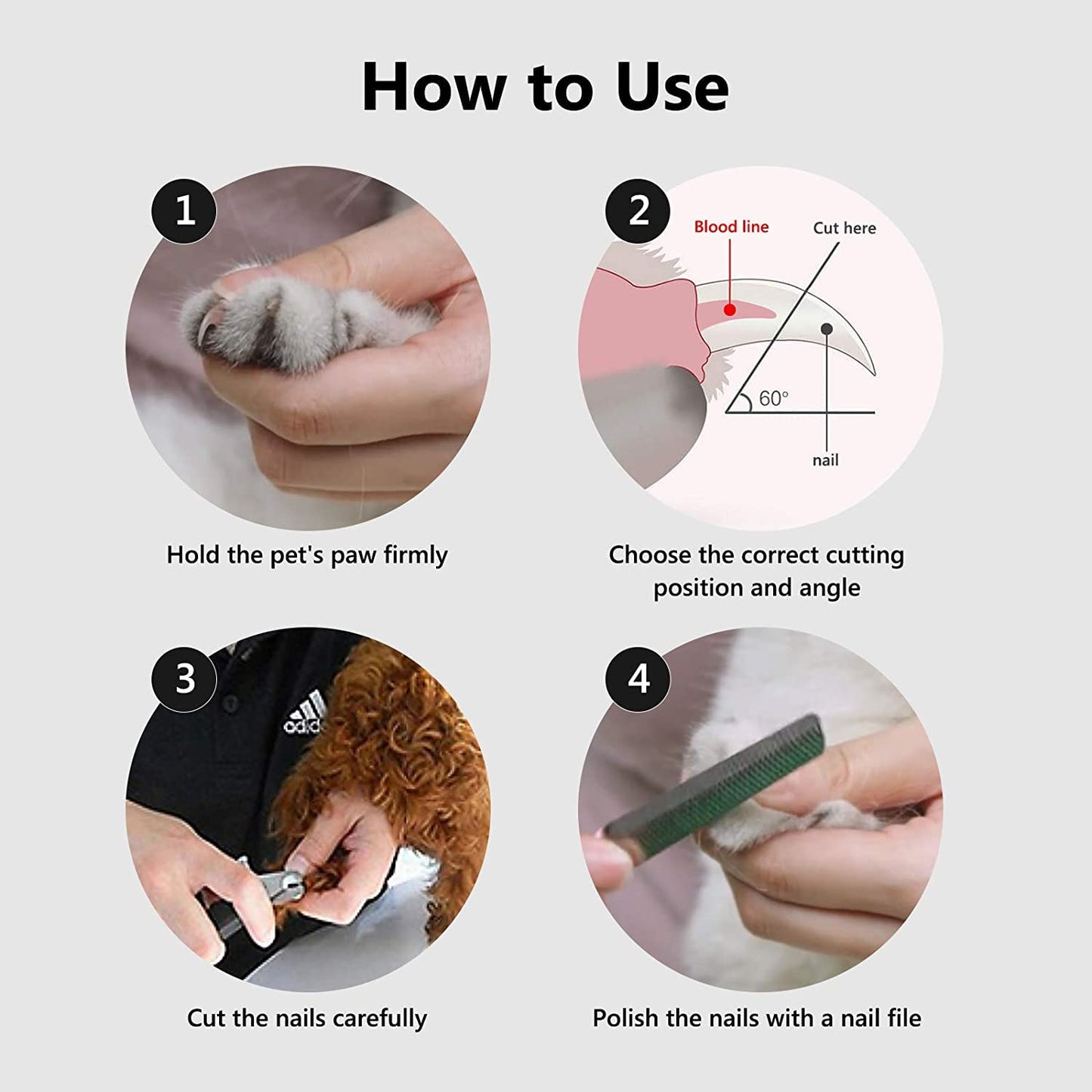 Lockable Pet Nail Clipper Large