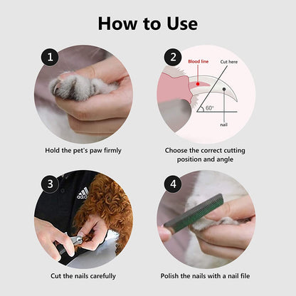 Lockable Pet Nail Clipper Large