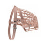 Beige Plastic Dog Basket Muzzle