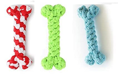 Puppy Cotton Bone Chew Toy
