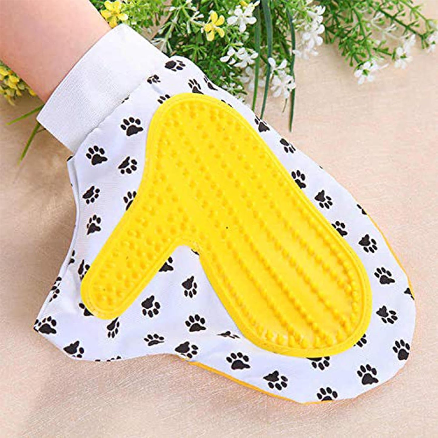 Pet Hair Remover Grooming Gloves
