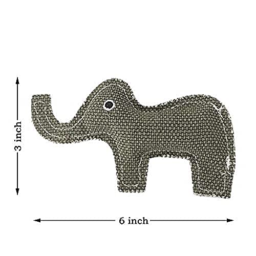 Chew and Rope Squeaky Dog Toy (Elephant Shape)