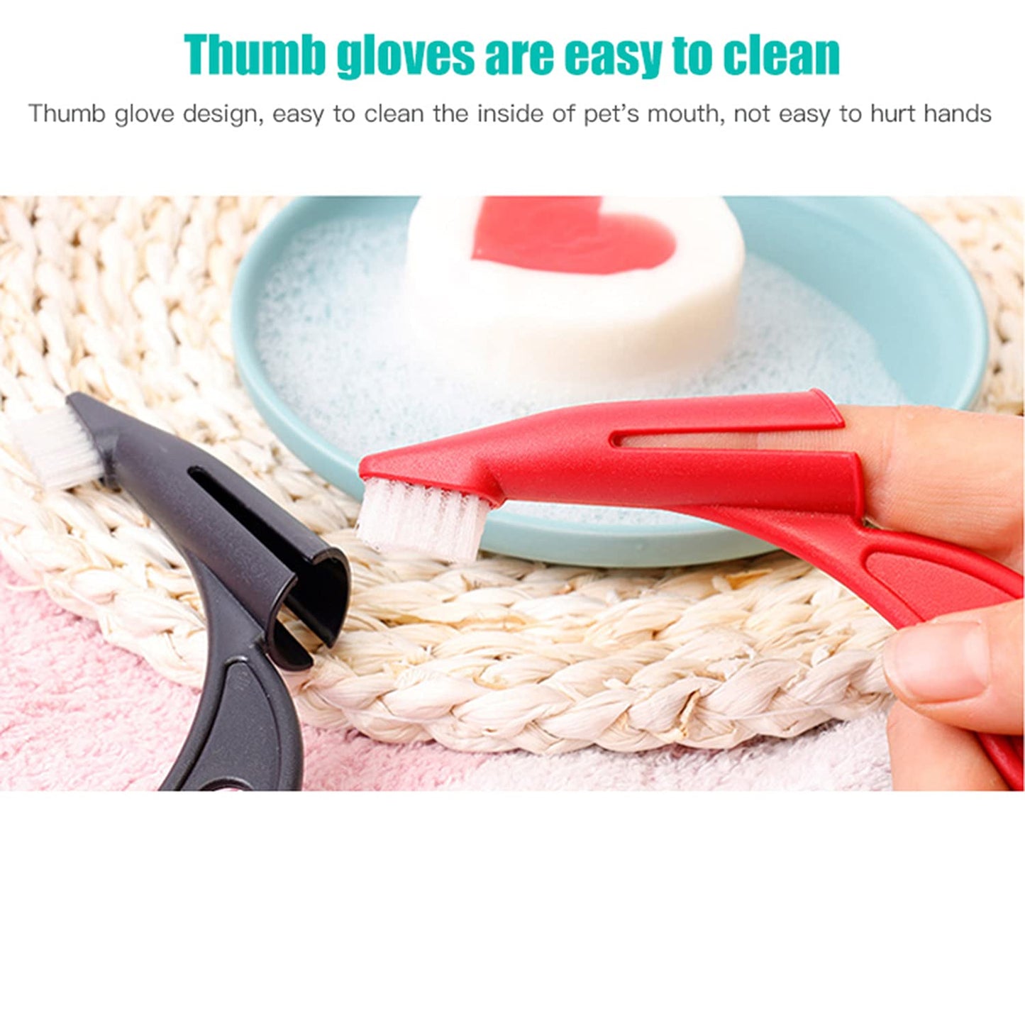 Pet Finger Toothbrush for Dogs & Cats