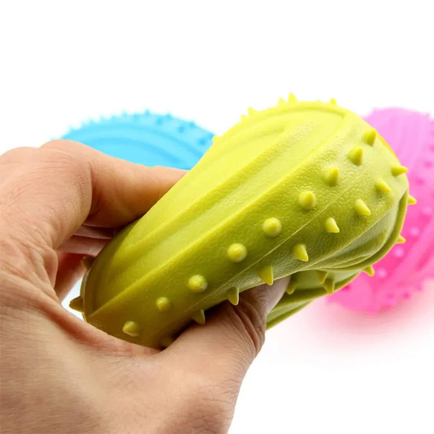 Rubber Spike Sound Ball Dog Toy