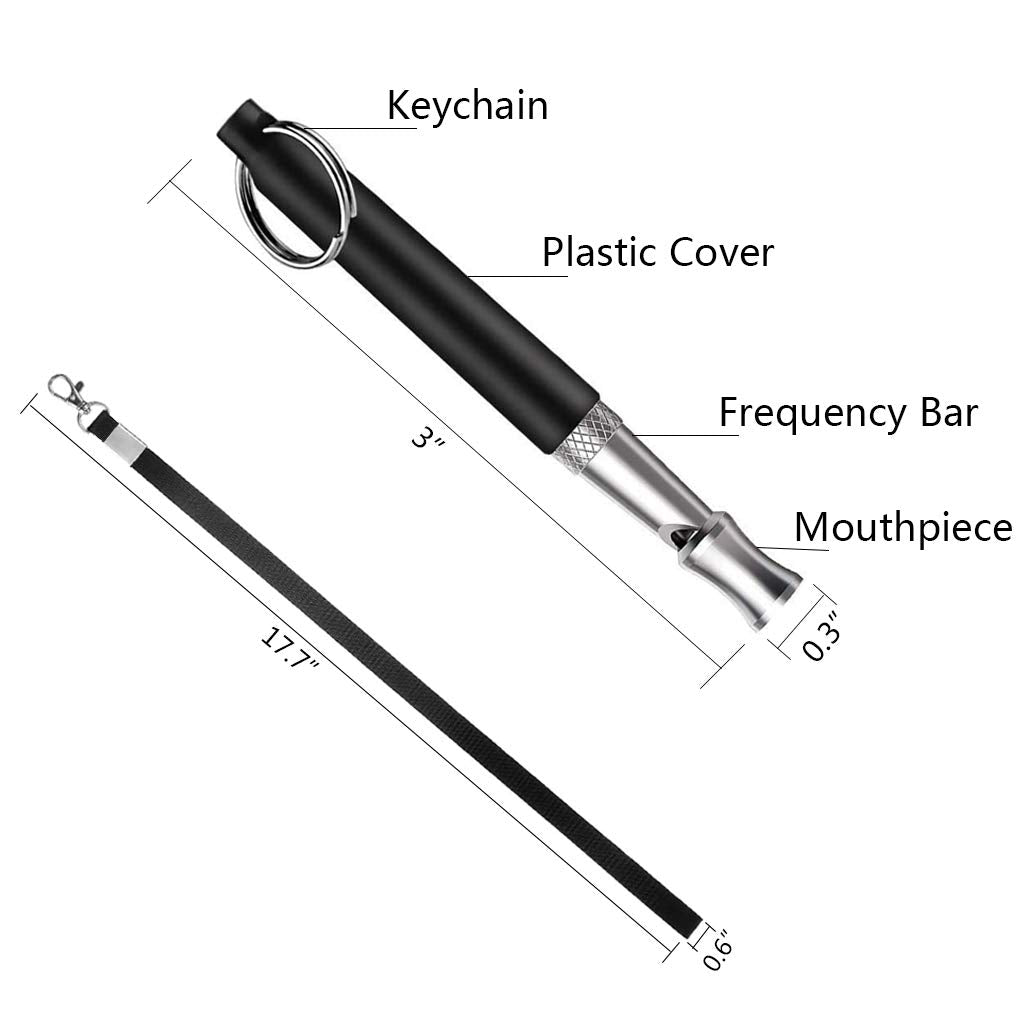 Ultrasonic Dog Training Whistle with Lanyard
