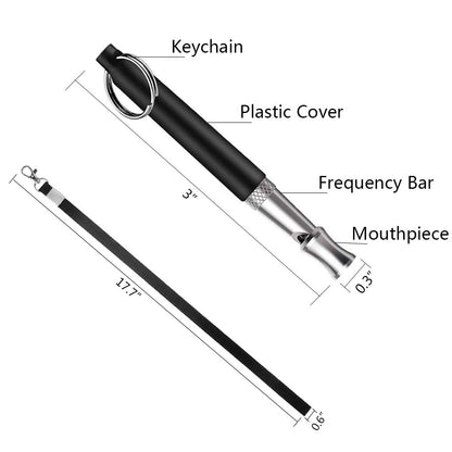 Ultrasonic Dog Training Whistle with Lanyard