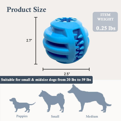 Dog Toy Chew Ball for Aggressive Chewers