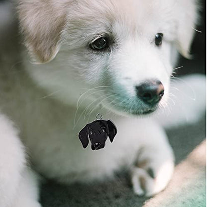 Dog Shape Pet ID Tag