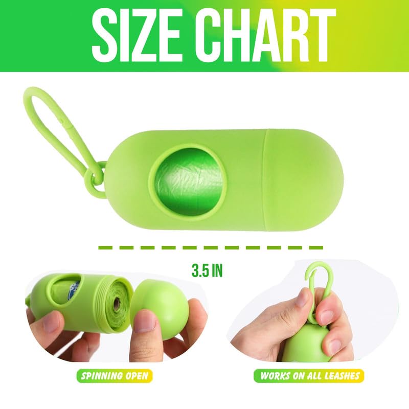 Portable Dog Poop Bags with Dispenser