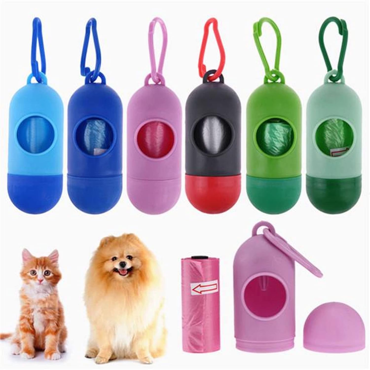 Portable Dog Poop Garbage Bags roll