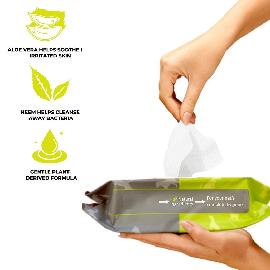 Pets Biodegradable Pet Wipes