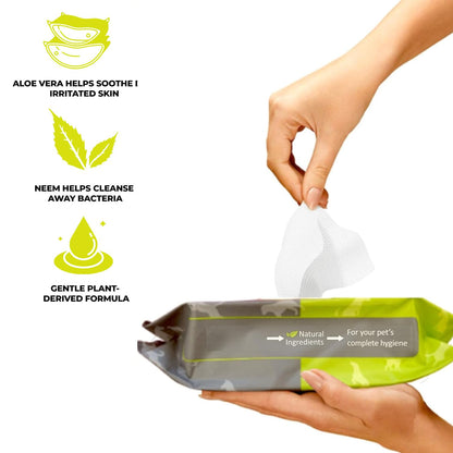Pets Biodegradable Pet Wipes