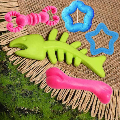 Puppy Rubber Teething Toy Set