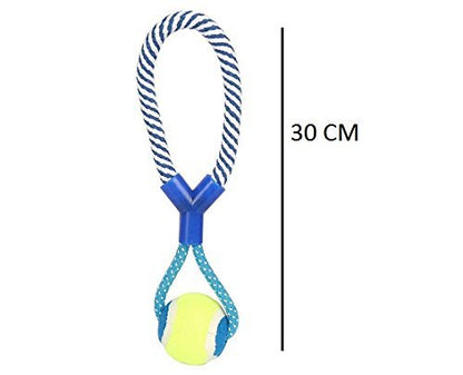 Cotton Rope Tug Toy with Ball