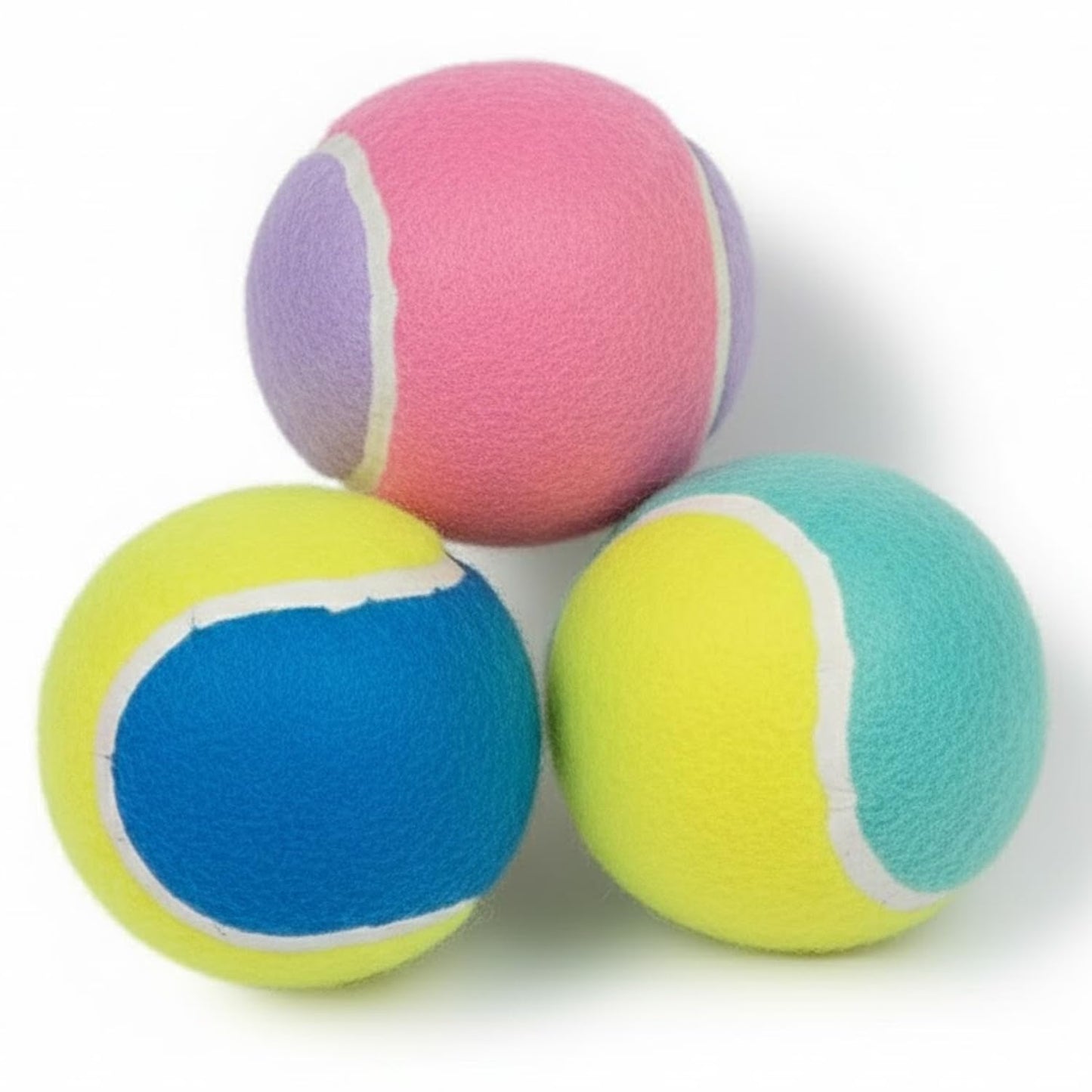 Pack of 3 Squeaky Dog Balls