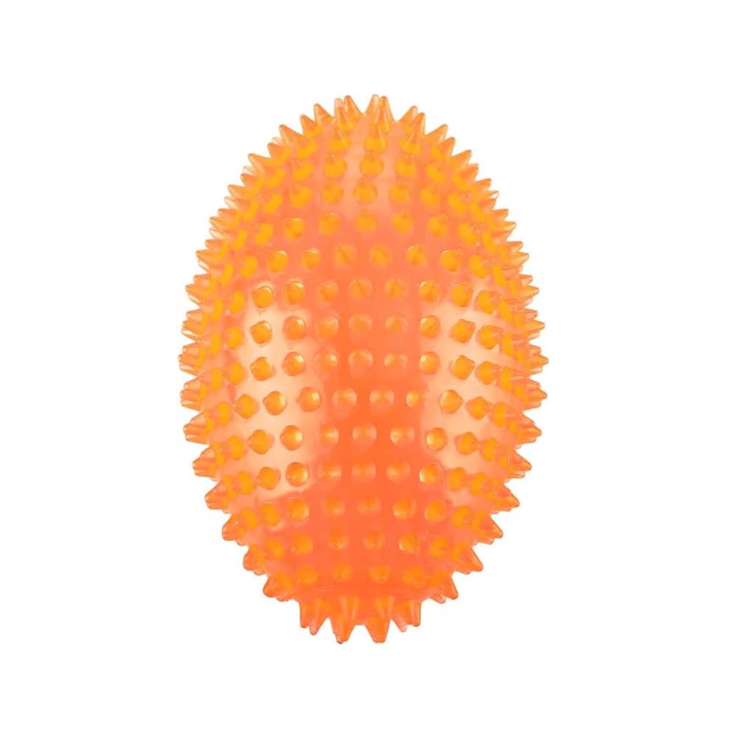 Dog Spike Squeaky Football Chew Toy