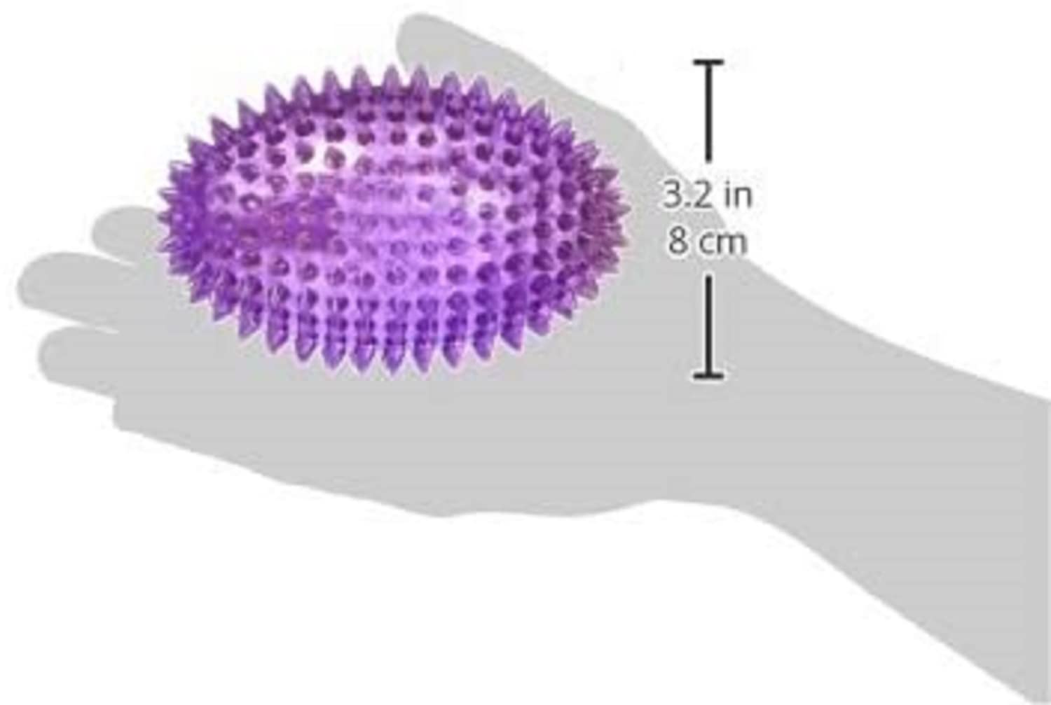 Dog Spike Squeaky Football Chew Toy