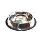 Pet Food/Water Bowl with Rubber Ring