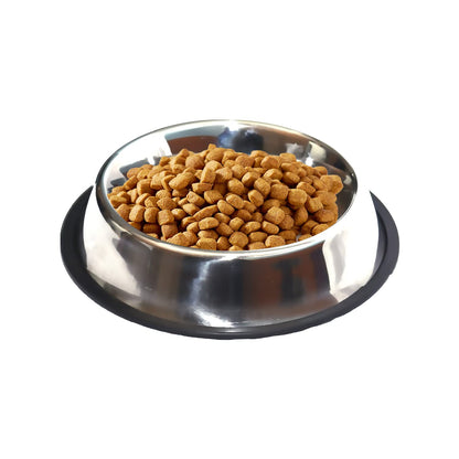 Pet Food/Water Bowl with Rubber Ring