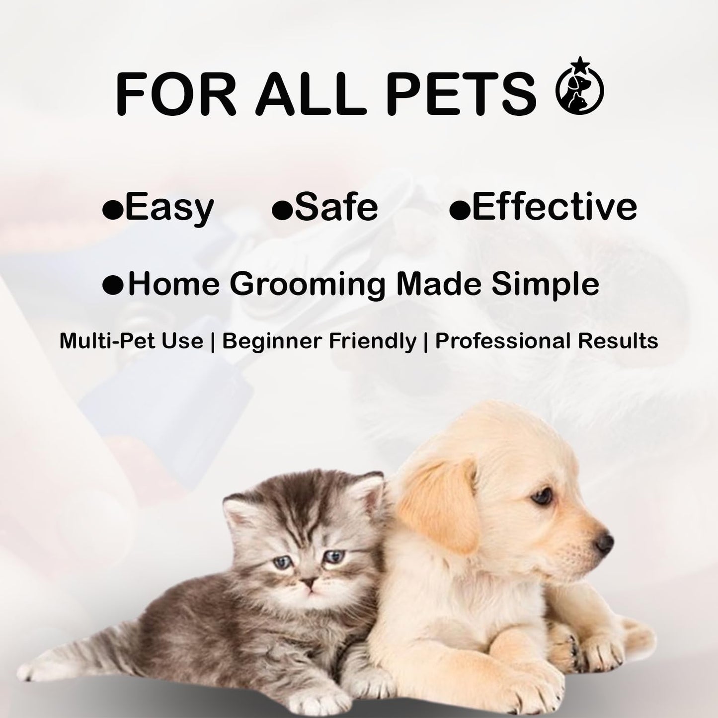 Durable Pet Nail Clippers with Spring