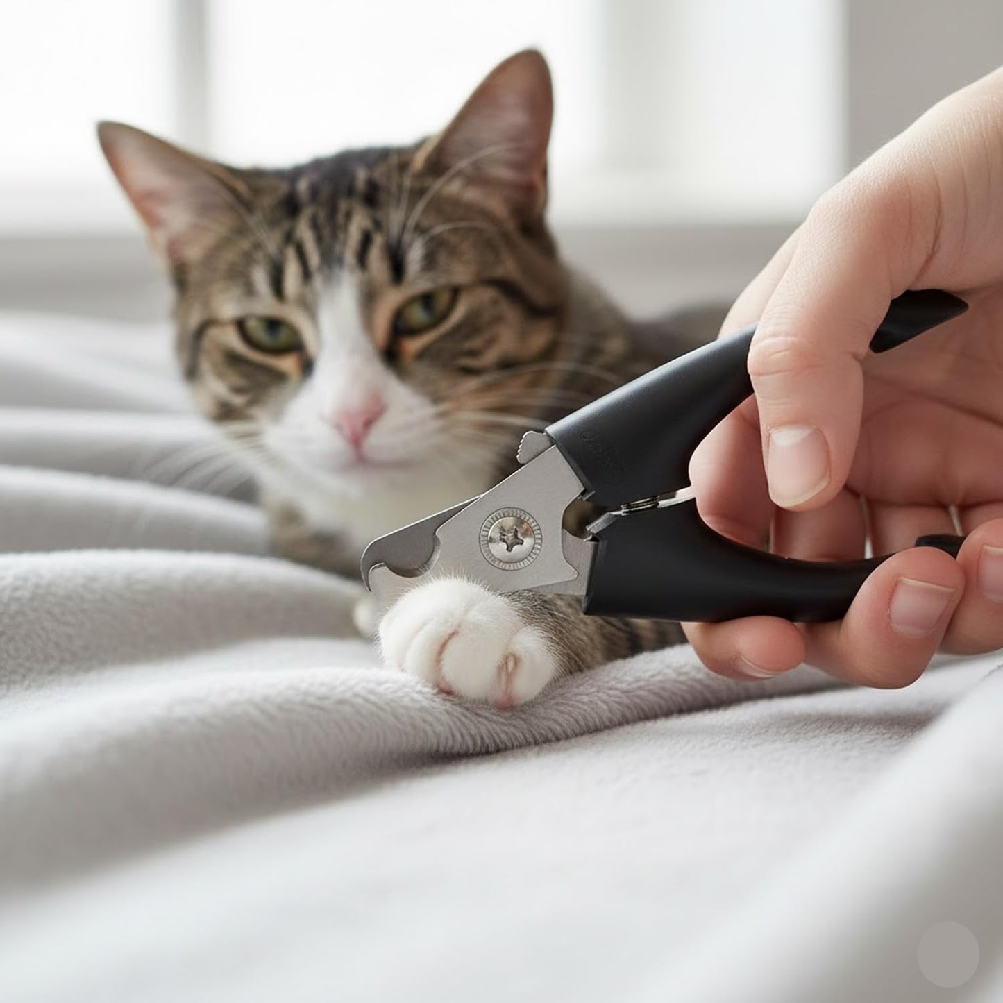 Durable Pet Nail Clippers with Spring