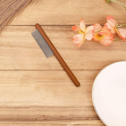 Wooden Handle Pet Grooming Comb