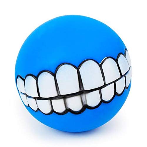 Funny Teeth Squeaky Dog Ball