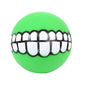 Funny Teeth Squeaky Dog Ball
