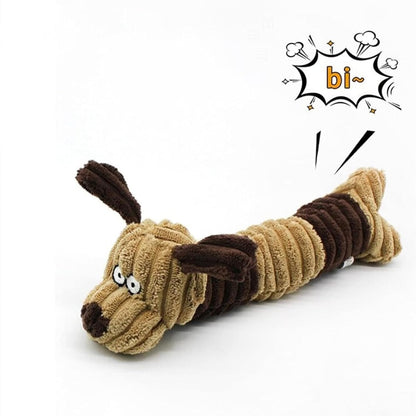 Dog Shape Squeaky Toy