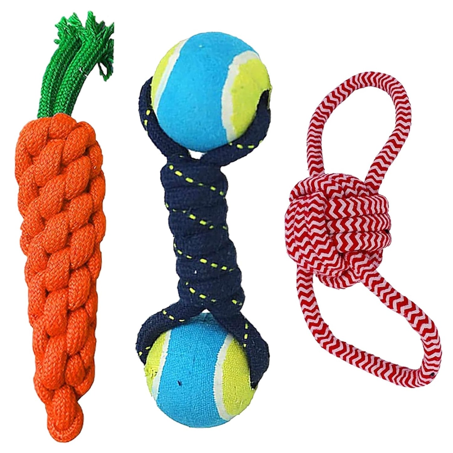 Natural Cotton Puppy Chew Toys