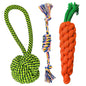 Natural Cotton Puppy & Cat Chew Toys